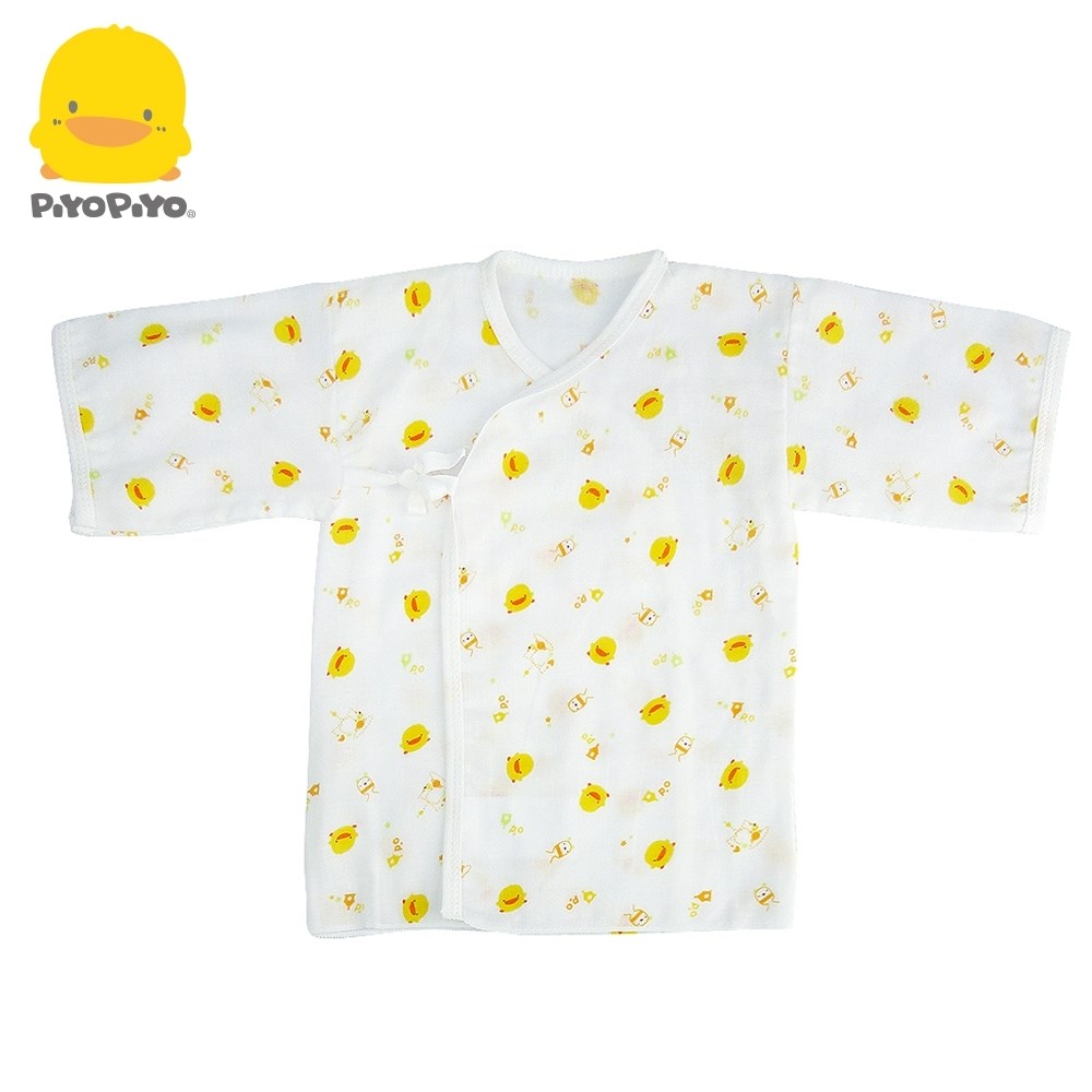黃色小鴨《PiyoPiyo》印花紗布肚衣
