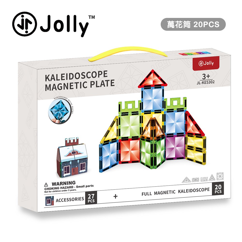Jolly磁磚系列築夢者磁力片90片